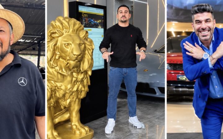 Matheus Costa, Pastor Evandro e Tiago TCar são empresários que conquistaram espaço no mercado automotivo brasileiro.